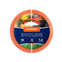 Леска Duoline D1.6мм L15м (скрученный квадрат; двухцветная; жила) на пластиковой обойме блистерн. тип красн. PATRIOT 805401141 - УПС инжиниринг