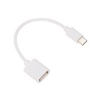 Кабель OTG Type C на USB/2.4A/PVC/white/1m/Rexant 18-1180 - УПС инжиниринг
