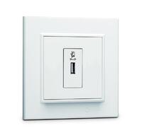 Розетка для зарядного устройства USB KAREA бел. Makel 56001465 - УПС инжиниринг