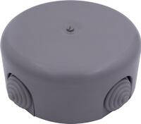 Коробка распределительная 110мм (4 кабельных ввода в комплекте) пластик титан Bironi B1-522-26-K - УПС инжиниринг