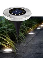 Светильник светодиодный садовый 8SMD бел. 12х12х13 на солнечн. батарее аккум. AA 500мА КОСМОС KOC_SOL105 - УПС инжиниринг