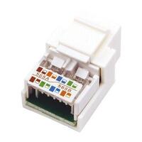 Модуль Keystone Jack RJ45 (8P8C) кат.5E UTP неэкранир. тип 180град. бел. Rexant 03-1011 - УПС инжиниринг