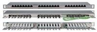 Патч-панель 19дюйм 0.5U кат.5E 24 порта RJ45 Dual IDC PPHD-19-24-8P8C-C5E-SH-110D высок. плотности Hyperline 244077 - УПС инжиниринг