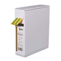 Трубка термоусадочная в евро боксе T-BOX 12/6 желт./зел. (уп.10м) КВТ 65626 - УПС инжиниринг