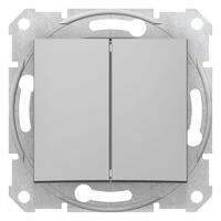 Выключатель 2-кл. СП Sedna 10А IP20 (сх. 5) 250В механизм алюм. SchE SDN0300160 - УПС инжиниринг