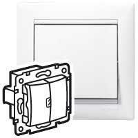 Переключатель проходной 2-кл. СП Valena 10А IP31 механизм бел. (DIY-упак.) IEK 694266 - УПС инжиниринг