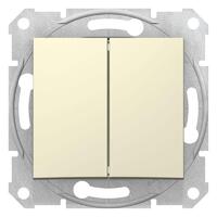 Выключатель 2-кл. СП Sedna 10А IP20 (сх. 5) 250В механизм беж. SchE SDN0300147 - УПС инжиниринг