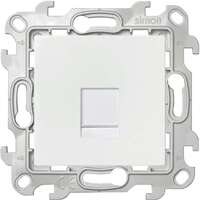 Розетка компьютерная СП Simon 24 RJ45 кат.5E UTP IP20 механизм бел. Simon 2410598-030 - УПС инжиниринг