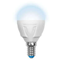 Лампа светодиодная LED-G45 7W/NW/E14 /FR PLP01WH Яркая 7Вт шар матовая 4000К нейтр. бел. E14 (упак. картон) Uniel UL-00002417 - УПС инжиниринг