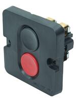 Пост управления ПКЕ 612 У3 10А 660В черн. и красн. цилиндр в нишу IP40 Электротехник ET523349 - УПС инжиниринг