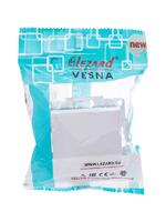 Выключатель 1-кл. СП Vesna с индикацией механизм бел. LEZARD 742-0288-111 - УПС инжиниринг