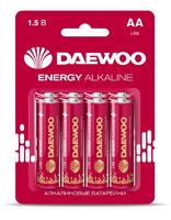 Элемент питания алкалиновый AA/LR6 1.5В Energy Alkaline 2021 BL-8 (уп.8шт) DAEWOO 5031081 - УПС инжиниринг