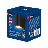 Светильник светодиодный архитектурный ULU-S04A-5W/4000К IP54 BLACK уличный накладной бел. свет корпус черн. Uniel UL-00006805 - УПС инжиниринг