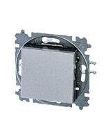Выключатель 1-кл. СП Levit IP20 серебр./дым. черн. ABB 2CHH590145A6070 - УПС инжиниринг