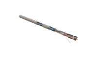 Кабель витая пара F/UTP кат.5E 4х2х0.51мм 24AWG solid PVC FUTP4-C5E-S24-IN-PVC-GY-305 сер. (м) Hyperline 42052 - УПС инжиниринг