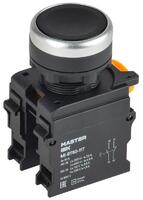 Кнопка d22мм 1НО+1НЗ MASTER с фиксацией черн. IEK MI-BT60-11T-3-21-K02 - УПС инжиниринг