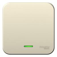 Выключатель 1-кл. ОП Blanca 10А IP20 (сх. 1) 250В с подсветкой с изолир. пластиной молочн. SE BLNVA101112 - УПС инжиниринг