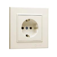 Розетка 1-м СП Karea 16А IP20 с/з крем. Makel 56010028 - УПС инжиниринг