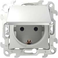 Розетка 1-м СП Simon 24 16А IP44 2P+E Push&Go механизм бел. Simon 2420448-030 - УПС инжиниринг