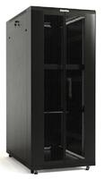 Шкаф напольный TTB-4281-DD-RAL9004 19дюйм 42U 2055х800х1000мм перф. двери черн. Hyperline 392684 - УПС инжиниринг