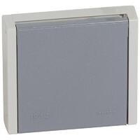 Розетка 1-м СП Plexo 20А IP44 400В 3P+E сер. Leg 055706 - УПС инжиниринг