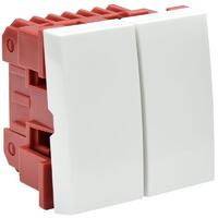 Переключатель проходной 2-кл. 2мод. 10А IP20 ВК4-22-00-П бел. PRIMER IEK CKK-40D-PD2-K01 - УПС инжиниринг