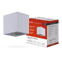Светильник НБУ CUBE-1хGU10-WH IP65 уличный настен. односторон. под лампу 1хGU10 алюм. бел. IN HOME 4690612044736 - УПС инжиниринг