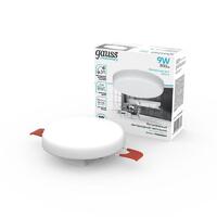 Светильник светодиодный Elementary 9Вт 4000К IP20 800лм 220-240В ДВО круг бел. GAUSS 9034460209 - УПС инжиниринг