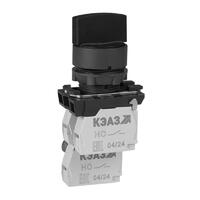 Переключатель КПЕ1610Р черн. 1но+0нз ручка фикс. 2поз IP65 КЭАЗ 332059 - УПС инжиниринг