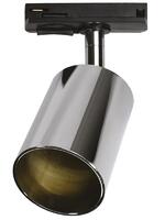 Светильник-прожектор трековый PTR 26 GU10 IP20 230В CH хром JazzWay 5038035A - УПС инжиниринг