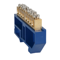 Шина нулевая с изолятором OptiKit BB-D-N-DIN-24-6х9 син. КЭАЗ 277852 - УПС инжиниринг