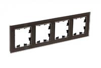 Рамка 4-м AtlasDesign Nature стекло мокко SE ATN320604 - УПС инжиниринг