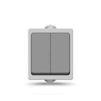Выключатель 2-кл. Аллегро IP54 сер. UNIVersal 1280 - УПС инжиниринг