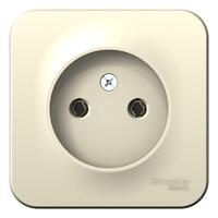Розетка 1-м ОП Blanca 16А IP20 250В без заземл. без защ. шторок с изолир. пластиной молоч. SE BLNRA000112 - УПС инжиниринг