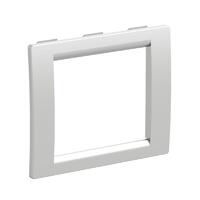 Рамка 2мод. универс. под Brava/VIVA/45х45 сер. металлик DKC F00011G - УПС инжиниринг