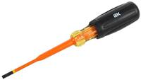 Отвертка диэлектрическая SLIM SL4.0х100 Т3 ARMA2L 5 IEK A2L5-SC31-T3-SL-40-100 - УПС инжиниринг