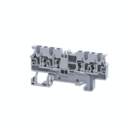 Клемма с четырьмя контактами пружинная OptiClip СX-2.5-QUATTRO-(0.2-4)-I сер. КЭАЗ 289753 - УПС инжиниринг