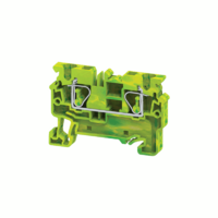 Клемма заземляющая пружинная OptiClip CXG-4-PE-(0.2-4) КЭАЗ 289760 - УПС инжиниринг