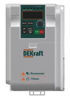 Преобразователь частоты DEKV060 1.5кВт 220В 1ф с тормозн. модулем DEKraft DEKV060G1R5S2B - УПС инжиниринг