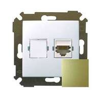 Розетка компьютерная СП Simon34 RJ45 механизм бронз. Simon 34598-036 - УПС инжиниринг