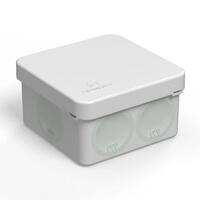 Коробка распределительная ОП для прямого монтажа двухкомпонентн. безгалогенная (HF) 70х70х40 Промрукав 60-0200 - УПС инжиниринг