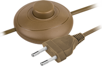 Шнур 61 718 NPS-FS01-170-2х0.5-BR 1.7м с выкл. корич. Navigator 61718 - УПС инжиниринг