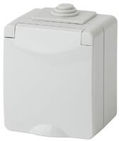Розетка 1-м ОП Эра Эксперт 11-2602-03 16А IP65 250В 2P+E защ. шторки сер. Эра Б0035990 - УПС инжиниринг