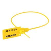 Пломба пластиковая номерная 350мм желт. Rexant 07-6132 - УПС инжиниринг