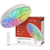 Светильник светодиодный COMFORT SHELL-RGB 75Вт 3000-6500К 6000лм 230В 495х85мм с пультом ДУ IN HOME 4690612044651 - УПС инжиниринг