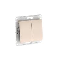 Выключатель 2-кл. Glossa (сх. 5) 10AX быстрозажим. клем. механизм беж. SE GSL000251S - УПС инжиниринг