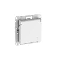 Розетка AtlasDesign 16А IP20 с заземл. защ. шторки с крышкой быстрозажим. клем. механизм бел. SE ATN000146S - УПС инжиниринг