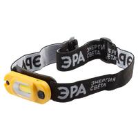 Фонарь аккумуляторный налобный светодиодный рабочий GA-801 мощный яркий 4 режима желт./черн. Эра Б0061089 - УПС инжиниринг