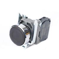 Кнопка модульная SB4 в сборе 22мм с возвратом металл 1НО черн. SE SB4BA21 - УПС инжиниринг