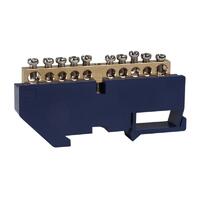 Шина нулевая с изолятором OptiKit BB-D-N-DIN-4-8х12 син. КЭАЗ 277876 - УПС инжиниринг